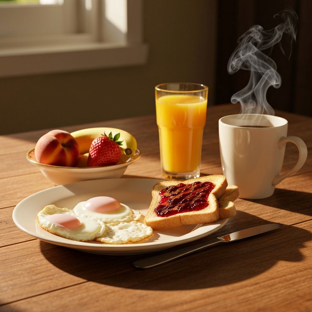 Hearty Australian breakfast spread included with every stay